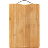 Bamboo Wood Thick Cutting Board for Kitchen with a Stainless Steel Handle - kitchenly.pk