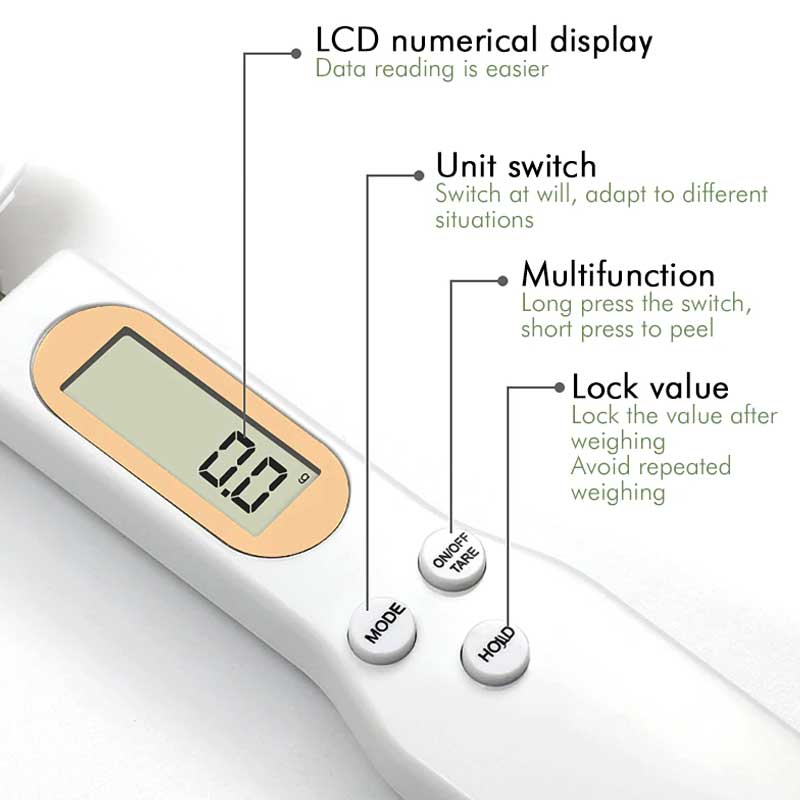 Digital Measuring Spoon High-Quality With LED Display