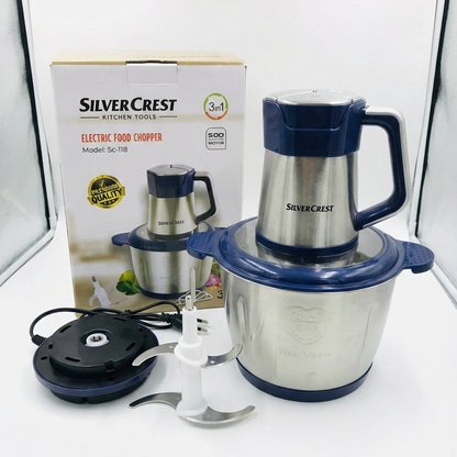 Silver Crest HomeFast Meat Grinders Electric Food Processor
