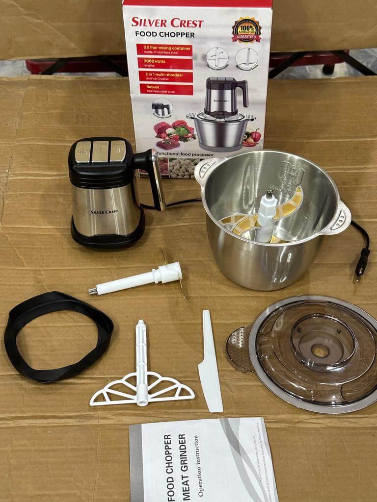 silver crest chopper 3 liter Meat Chopper  Electric Meat Grinder 3 liter