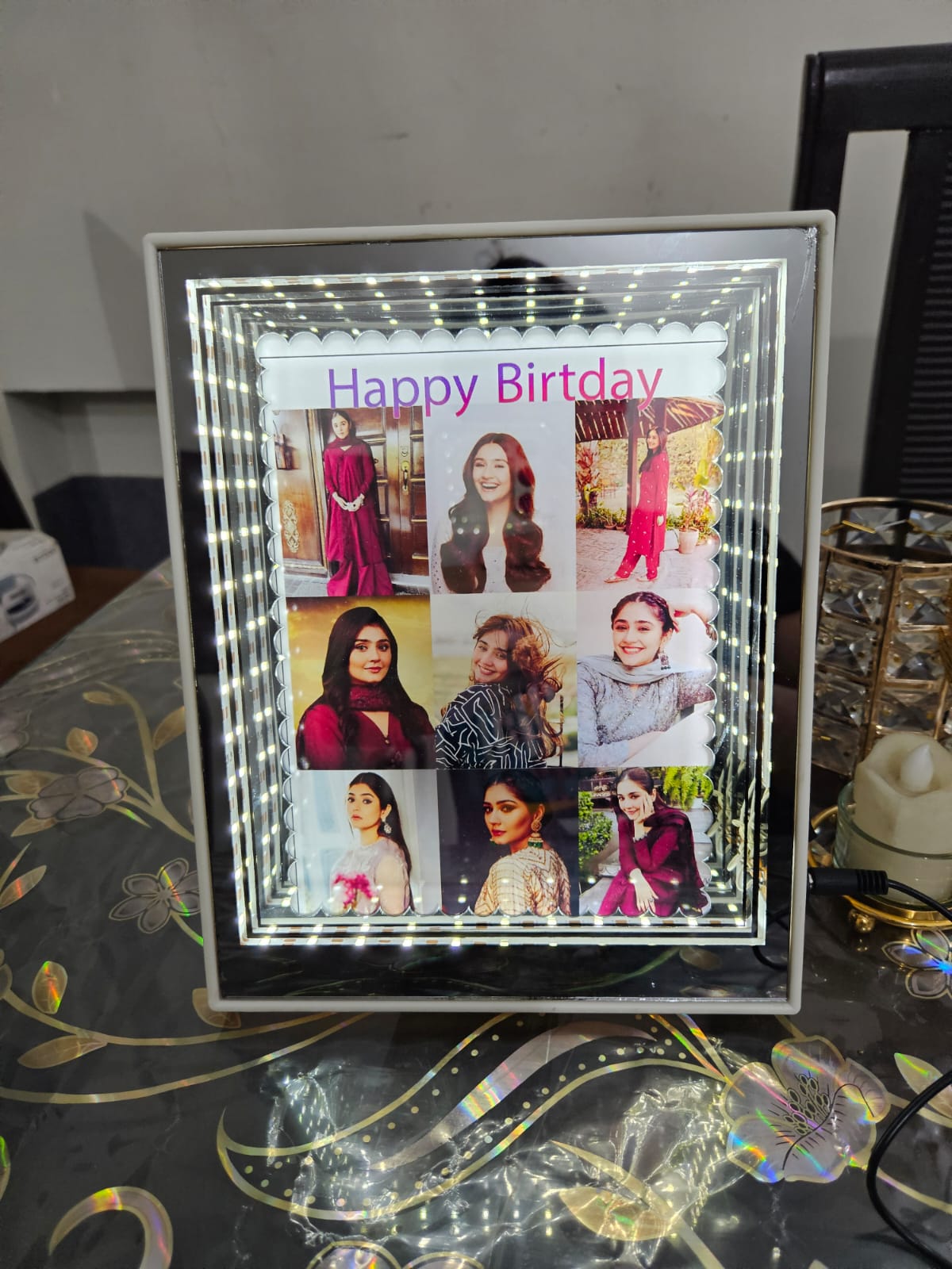 3d magic mirror photo frame 