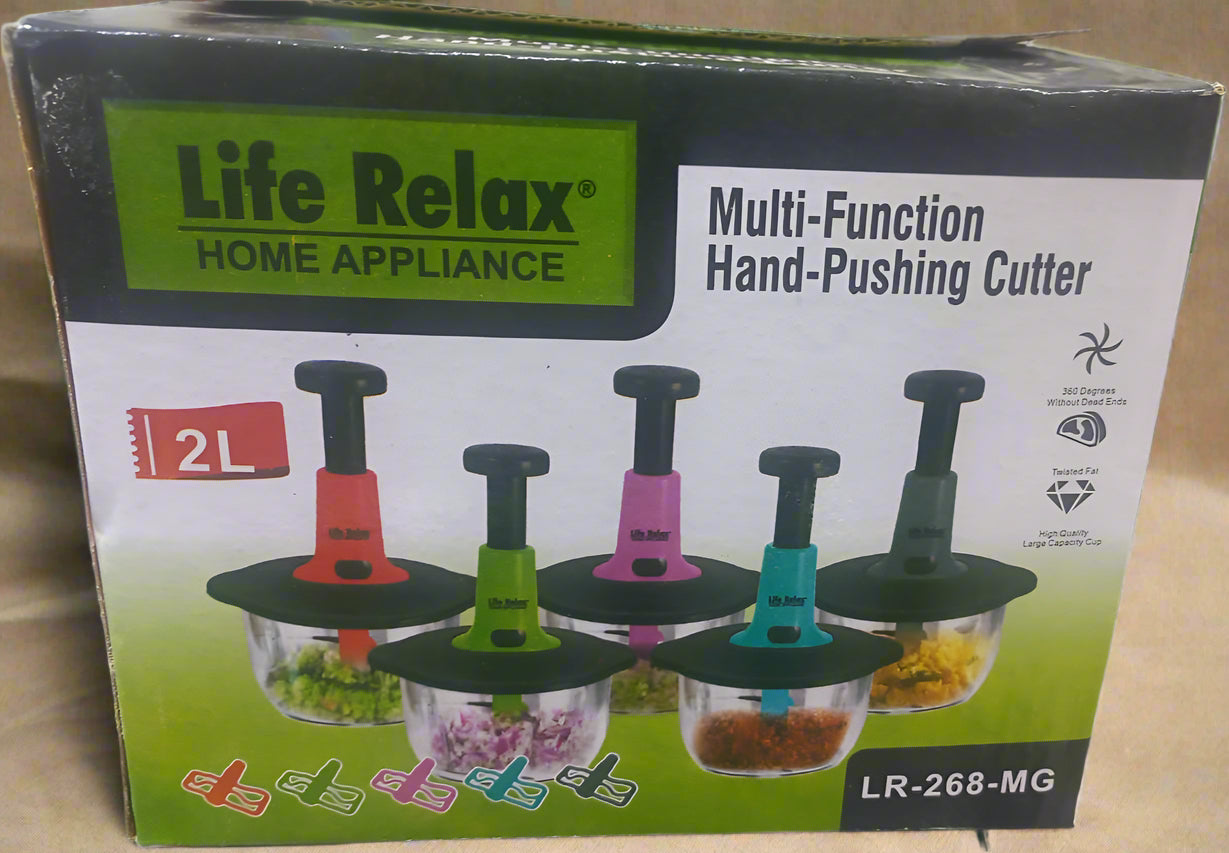 Vegetables Cutter Chopper Manual Hand vegetables chopper 2L Capcity