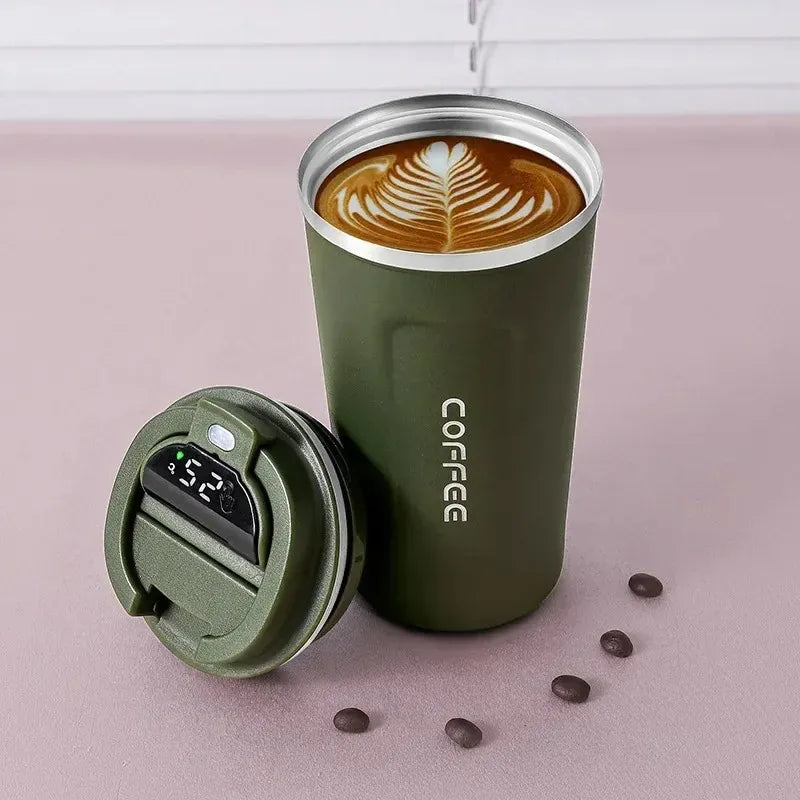 temuprature display coffe mug