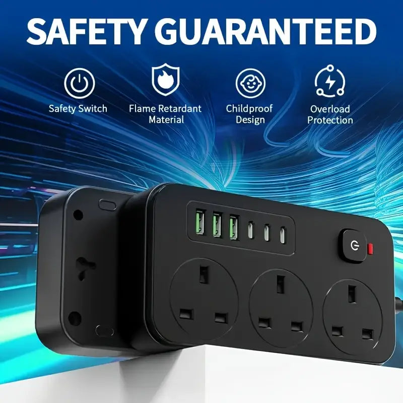 Extension Board with 4 usb + 2 Type C