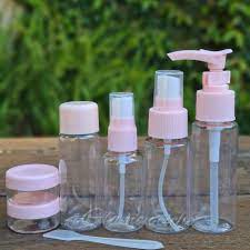 travel bottle set 6 pcs 