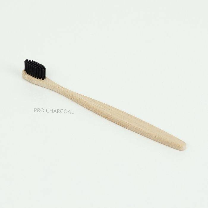 Bamboo Charcoal Toothbrush, Wooden Toothbrush